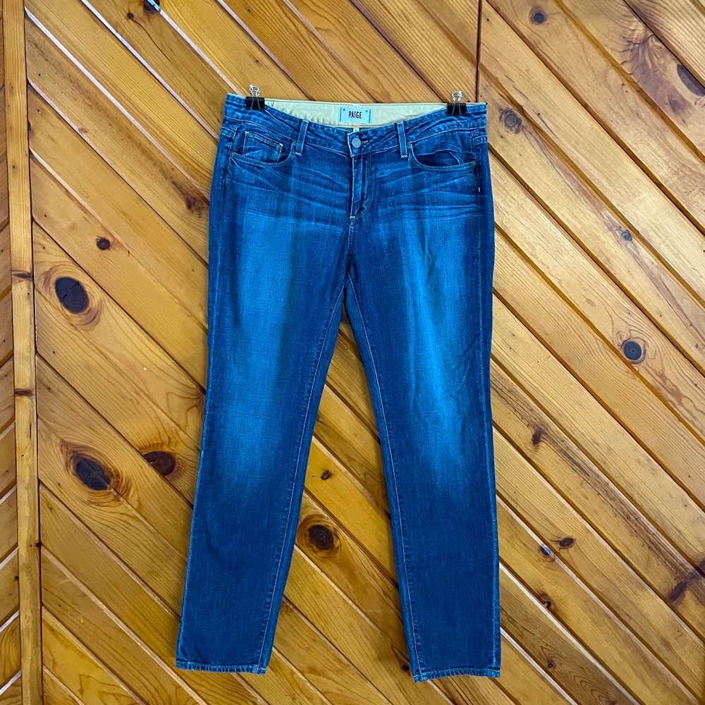 PAIGE Designer Denim Jean Size 31 Jimmy Jimmy Skinny